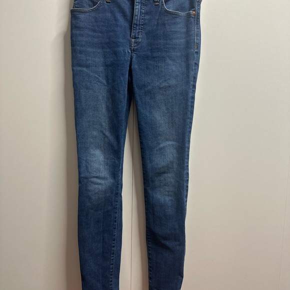 Madewell Women's Classic Blue Skinny Jeans - Picture 3 of 11